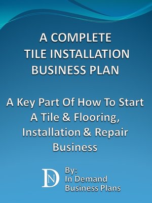 cover image of A Complete Tile Installation Business Plan